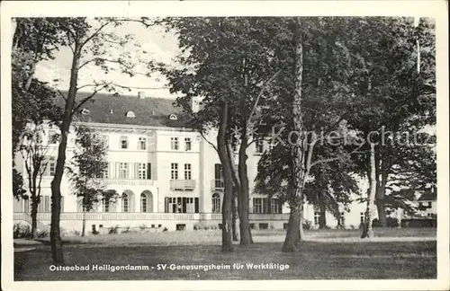 Heiligendamm Ostseebad SV Genesungsheim fuer Werktaetige Kat. Bad Doberan
