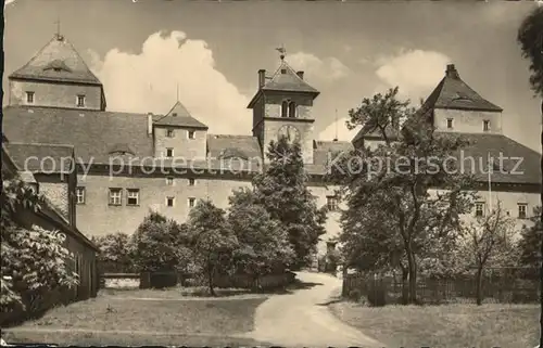 Augustusburg Suedansicht der Burg Kat. Augustusburg