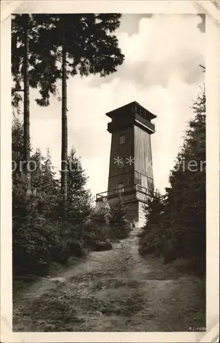 Schoenberg Vogtland Kapellenberg Turm Kat. Mehltheuer Vogtland