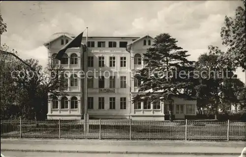 Ahlbeck Ostseebad FDGB Erholungsheim Kurt Buerger II Kat. Heringsdorf Insel Usedom