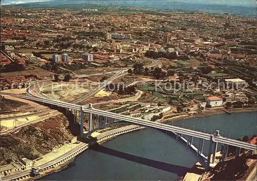 Ponte da Arrabida Fliegeraufnahme