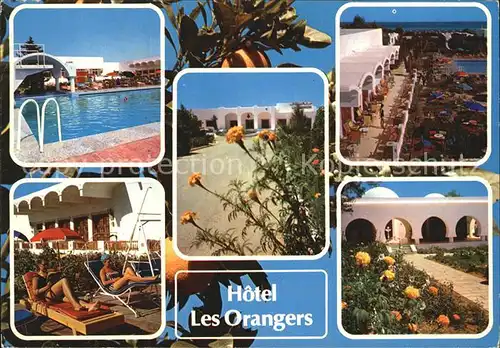 Hammamet Hotel Les Orangers Swimmingpool Details Kat. Tunesien
