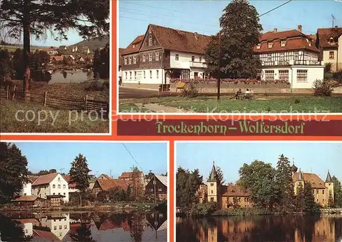 Wolfersdorf Trockenborn Wolfersdorf HOG Schuesselgrund Teilansicht Wasserschloss Froehliche Wiederkunft Kat. Trockenborn Wolfersdorf