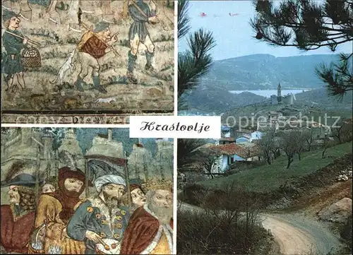 Hrastovlje Koper Janez iz Kastva Freske iz leta 1490