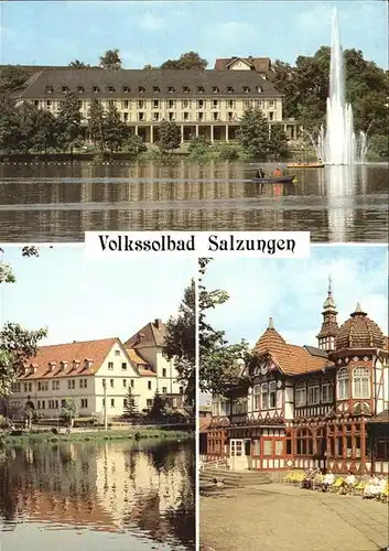 Salzungen Bad Kurhaus Gradierwerk Hufeland Sanatorium Kat. Bad Salzungen