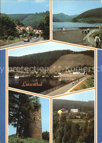 Luisenthal OT Schwarzwald Ohratalsperre Ruine der Kaefernburg FDGB Erholungsheim Adolf Deter Kat. Luisenthal Thueringen