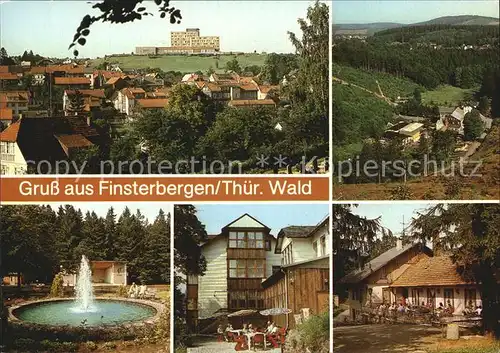 Finsterbergen FDGB Erholungsheim Wilh Pieck Leinagrund Naturpark Huellrod VdN Kurheim Dr Theo Neubauer Tagescafe Leinagrund Kat. Finsterbergen Thueringer Wald