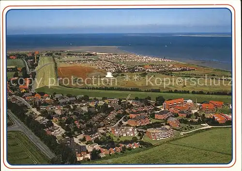 Schillig Nordseebad Fliegeraufnahme Kat. Horumersiel Wangerland