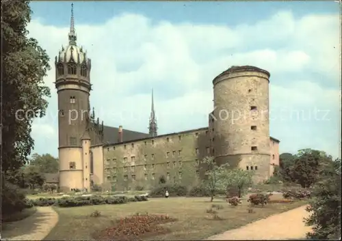 Wittenberg Lutherstadt Schloss mit Schlosskirche Kat. Wittenberg