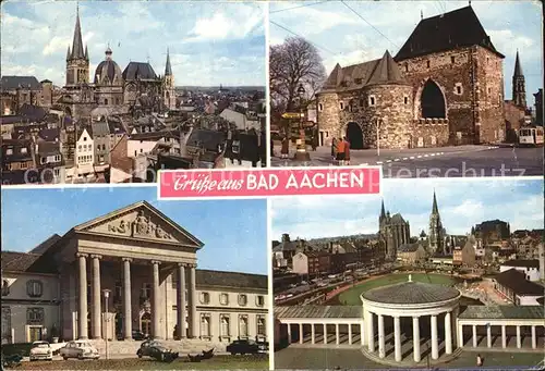 Aachen Dom Ponttor Kurhaus Elisenbrunnen Kat. Aachen