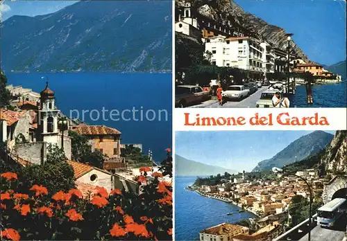 Limone sul Garda Kirche Gardasee Tunnel Kat. 