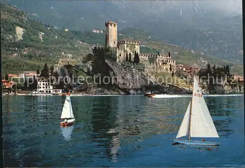 Malcesine Lago di Garda Il castello vista dal lago Kat. Malcesine
