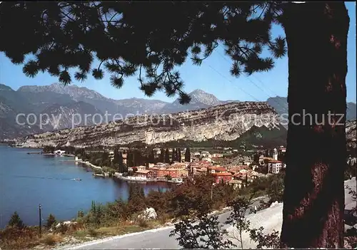 Torbole Lago di Garda Panorama Kat. Italien