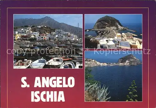 Ischia San Angelo Teilansichten Panorama Kat. 