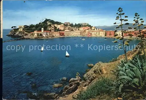 Sestri Levante Stadtansicht Boote  Kat. Sestri Levante