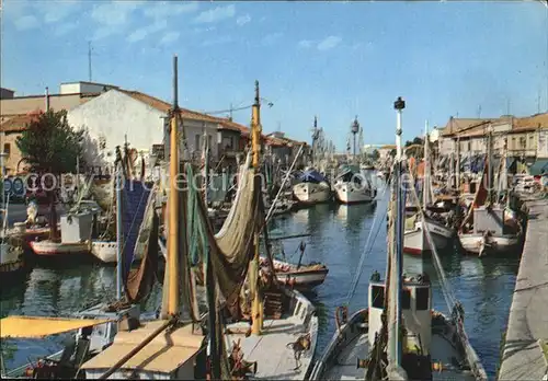 Cesenatico Hafen Fischerboote  Kat. Italien