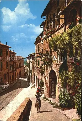 Assisi Umbria Mittelalterliche Strasse Kat. Assisi