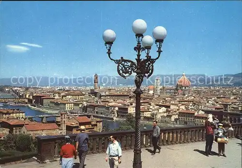 Firenze Toscana Piazzale Michelangelo Panorama Kat. Firenze