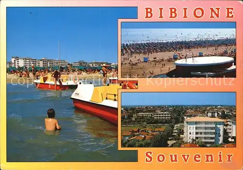 Bibione Strand Boote Stadtansicht