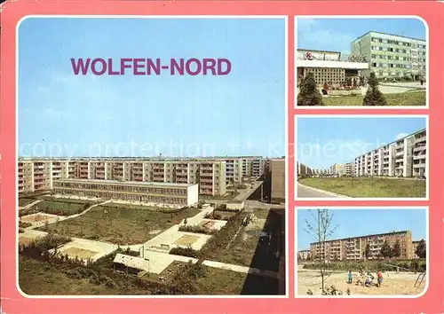 Wolfen Bitterfeld  Kaufhalle Altersheim Strasse der Jugend Kat. Bitterfeld