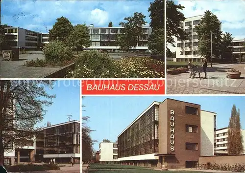 Dessau Rosslau Bauhaus Atelierplatz Werkstattfl?gel Werkstattgeb?ude Kat. Dessau Rosslau