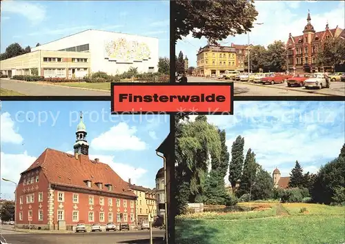 Finsterwalde Sporthalle Markt Kreiskulturhaus Schlosspark Kat. Finsterwalde