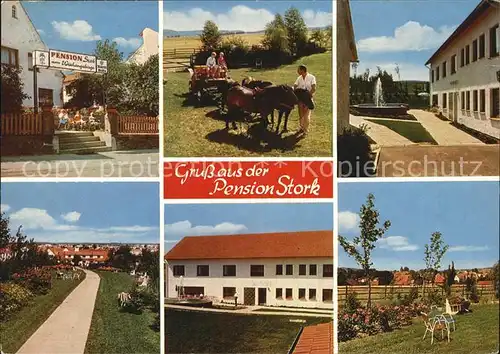 Bad Holzhausen Luebbecke Pension Haus Stork Wiehengebirge Kat. Preussisch Oldendorf
