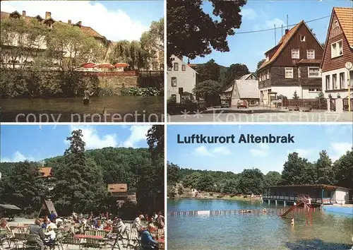 Altenbrak Harz Hotel Bodeheim Huetteplatz Bodewiese Bergschwimmbad Kat. Altenbrak