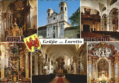 Loretto Burgenland Wallfahrtskirche Orgel Altar Gnadenbild Kat. Loretto