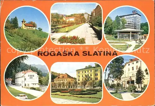 Slatina Rogaska Stadtansichten  Kat. Rumaenien