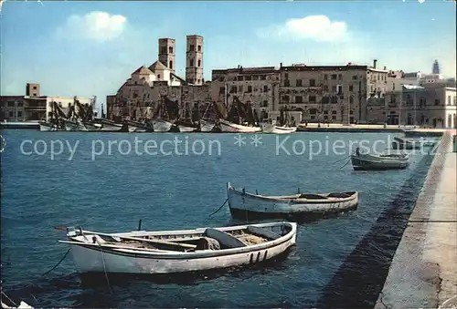 Molfetta Hafen Fischerboote  Kat. Italien