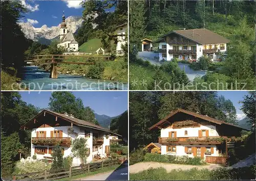 Ramsau Berchtesgaden Gaestehaeuser Waldrausch Bianca Kat. Ramsau b.Berchtesgaden