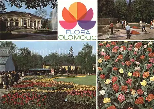 Olomouc Minigolfanlage Restaurant Flora Park Kat. Olomouc