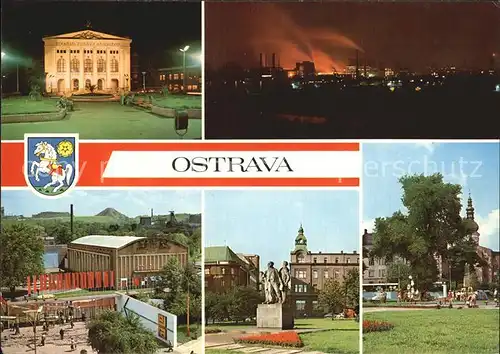 Ostrava Neue Huette Schloss Denkmal Kirche Kat. Ostrava