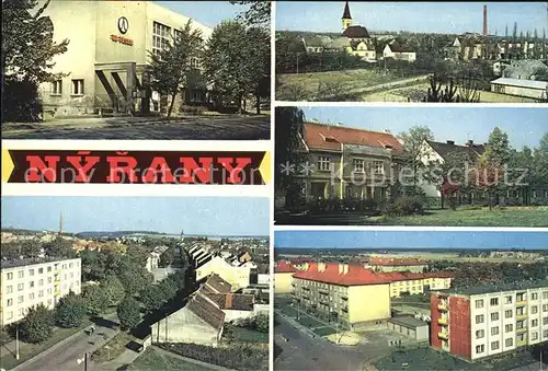 Pilsen Plzen Boehmen Nyrany Stadtansichten Neubaugebiet Kirche Kat. Plzen