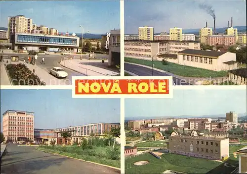 Nova Role Industriegebiet Stadtansichten Kat. Tschechische Republik
