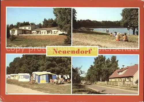 Neuendorf Oranienburg VEB Betriebsferienlager Ernst Thaelmann Grosser Ploetzsee Camping Kat. Loewenberger Land