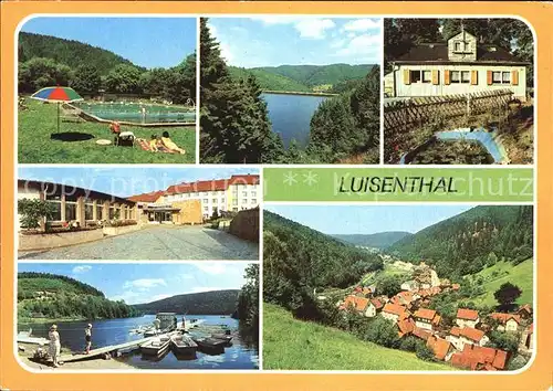 Luisenthal Bad Ohratalsperre FDGB Erholungsheim Adolf Deter Kat. Luisenthal Thueringen