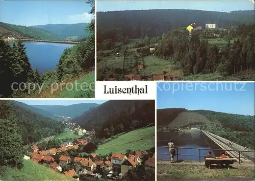 Luisenthal Ohratalsperre FDGB Erholungsheim Adolf Deter Ortsansicht Kat. Luisenthal Thueringen