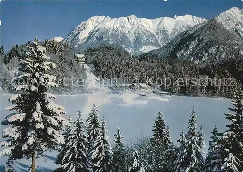 Freibergsee Nebelhorn Kat. Oberstdorf