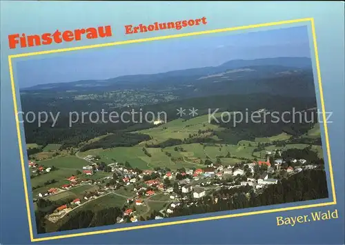 Finsterau Bayerischer Wald Fliegeraufnahme Kat. Mauth