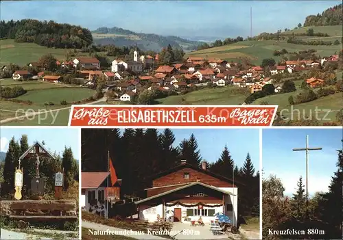 Elisabethszell Kreuzfelsen Naturfreundehaus Kreuzhaus Kat. Haibach