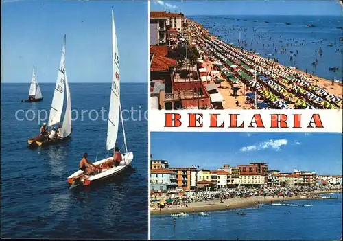 Bellaria Strand Segelboote Kat. Rimini