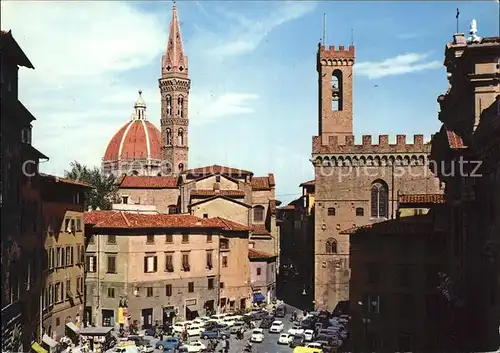 Firenze Toscana Piazza San Firenze e Palazzo del Bargello Kat. Firenze