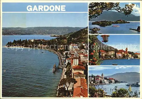 Gardone Riviera Lago di Garda Fliegeraufnahme Kat. Italien