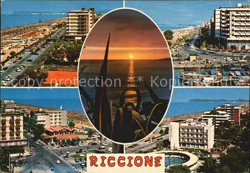 Riccione Hotels Platz Strandpromenade