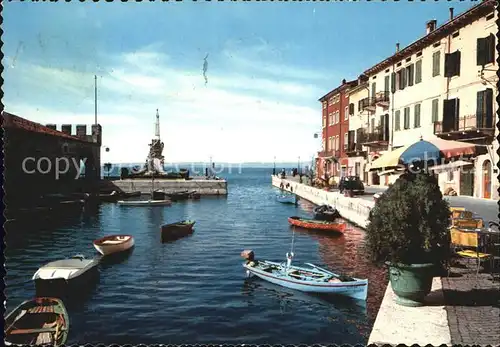 Lazise Lago di Garda Hafen Kat. Lazise