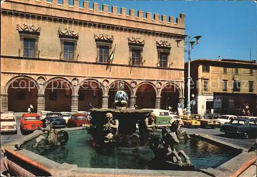 Pesaro Fontana e Palazzo Ducale Kat. Pesaro