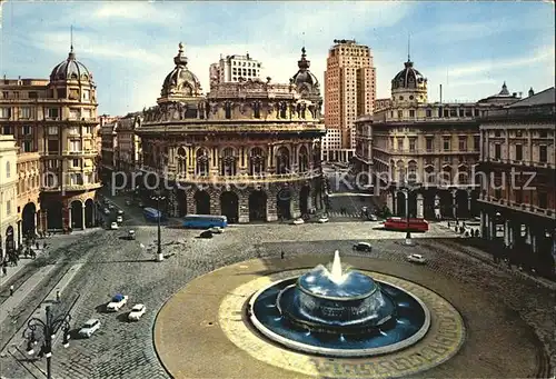 Genova Genua Liguria Ferrari Platz Kat. Genova