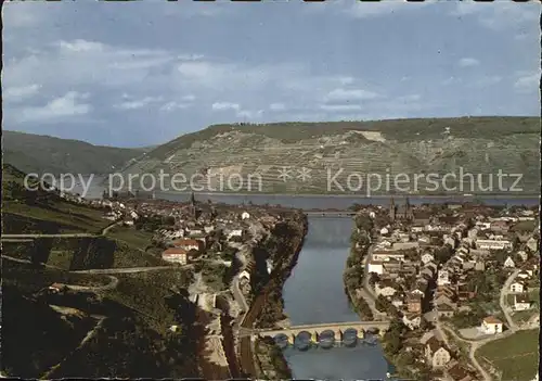 Bingen Rhein Fliegeraufnahme Nahemuendung Kat. Bingen am Rhein